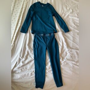 REI (4-5) base layer set kids size XXS base layer pants and long sleeve shirt